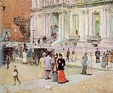 childe hassam The Manhattan Club painting